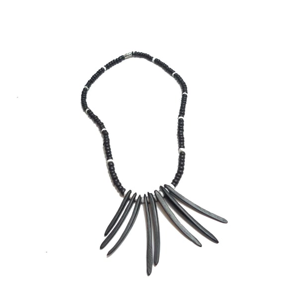 Halsband Svart trä