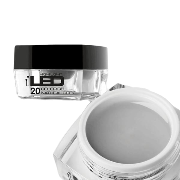 Høylys LED - Naturlig grå - 4g LED/UV gel