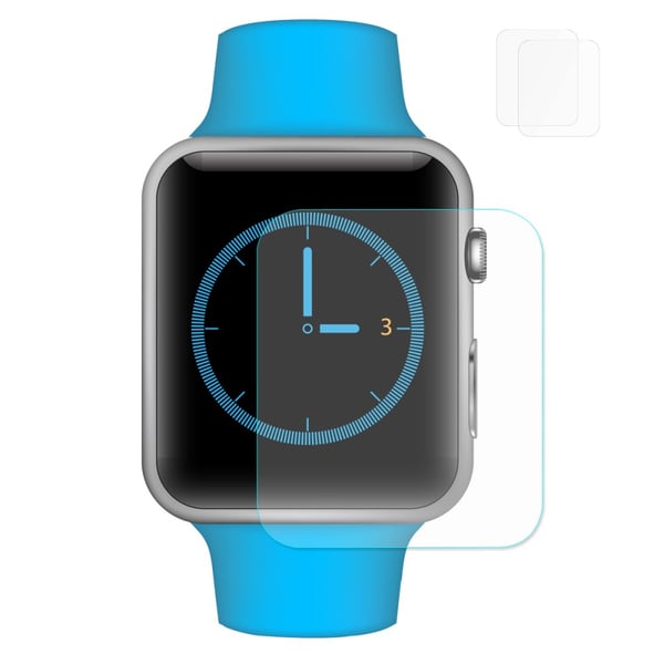 2 stk HAT PRINCE Apple Watch Series 3/2/1 42mm herdet glass 0,2 mm