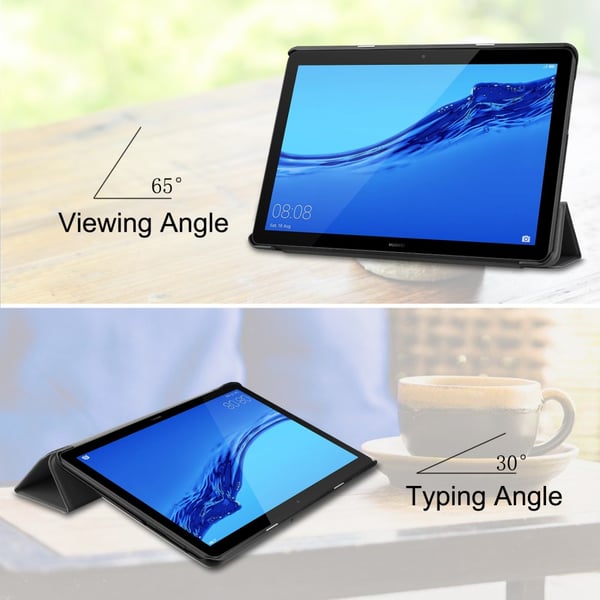 Deksel Til Huawei MediaPad T5 10" - Svart