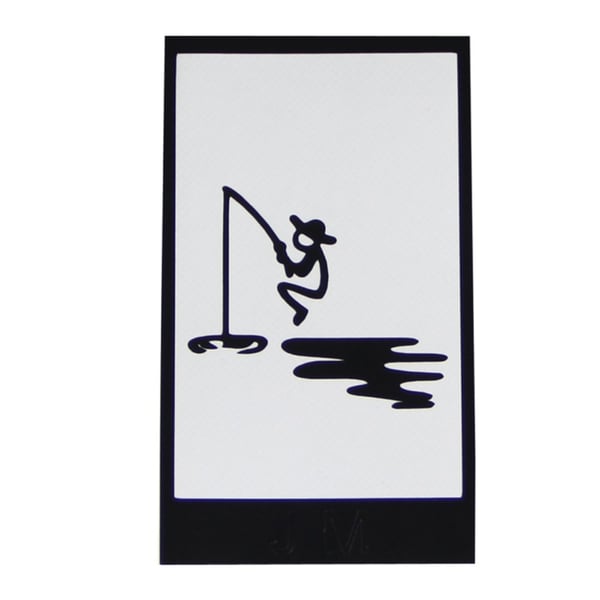 HAT PRINCE Stilfuld Chic PVC Decal Sticker til iPad - Fiskeri
