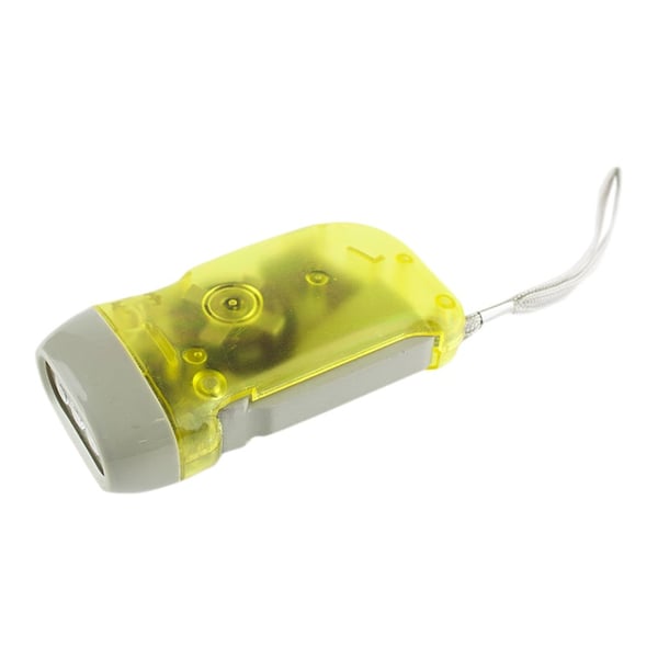 Käsikäyttöinen LED Taskulamppu - Keltainen