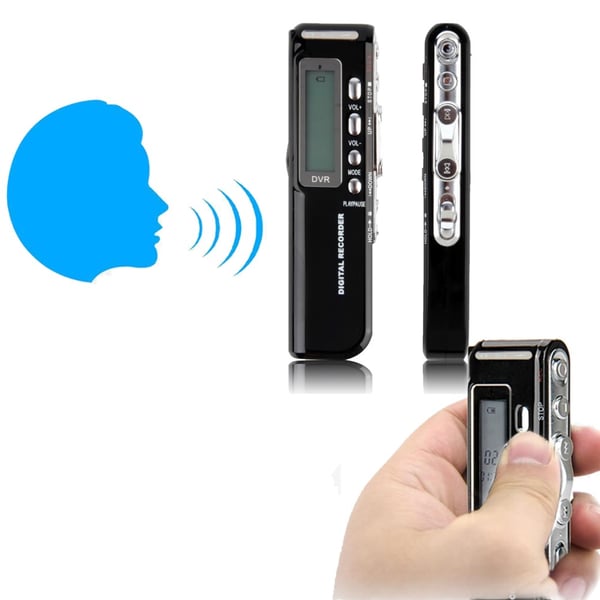 R10 8GB USB LCD - skærm Digital lyd Stemmeoptager Diktafon