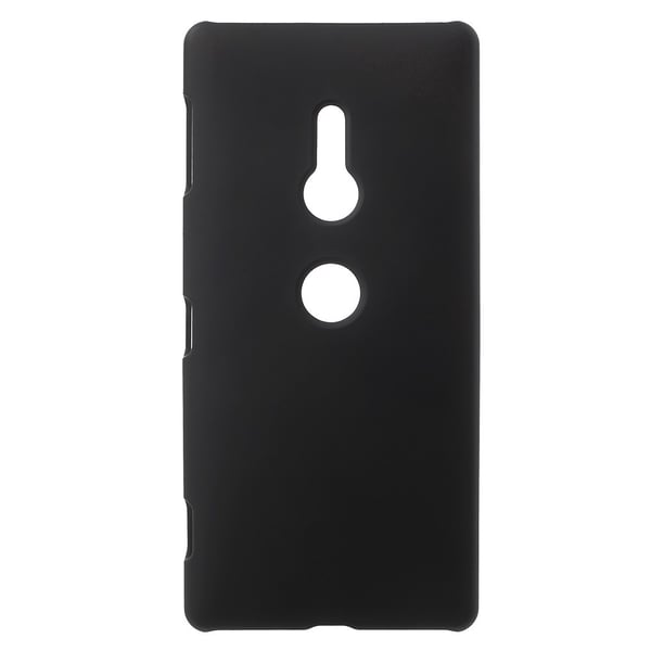 Gummibelagt hårdt plastikcover til Sony Xperia XZ2 - Sort