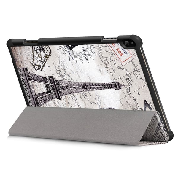 Kolminkertainen jalustan kansi Lenovo Tab P10 - mallille - Eiffel - torni