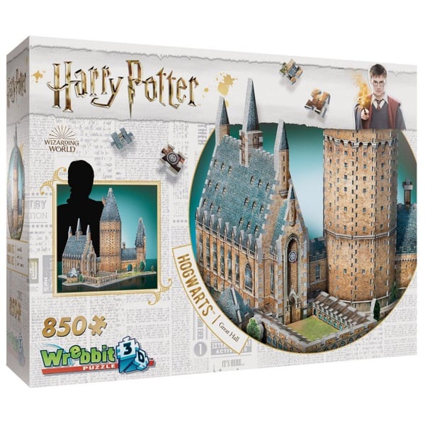 Harry Potter 3D Palapeli Tylypahka Suuri Sali 850 osaa