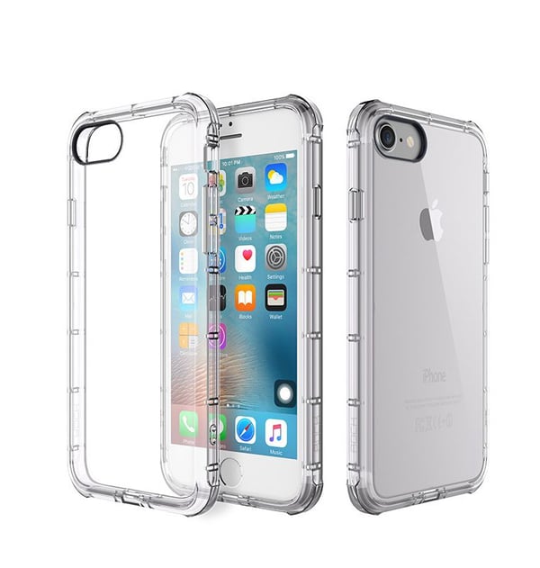 Extra tåligt silikonskal iPhone 7/8