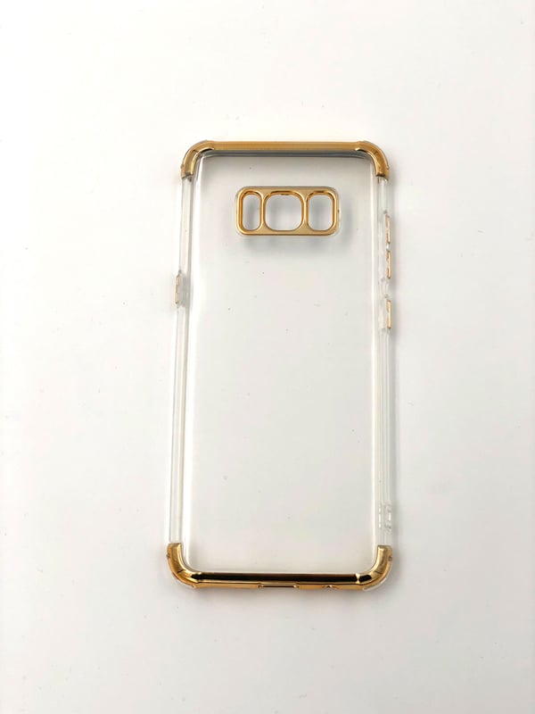 Extra tåligt design TPU | färgade kanter Samsung S8+