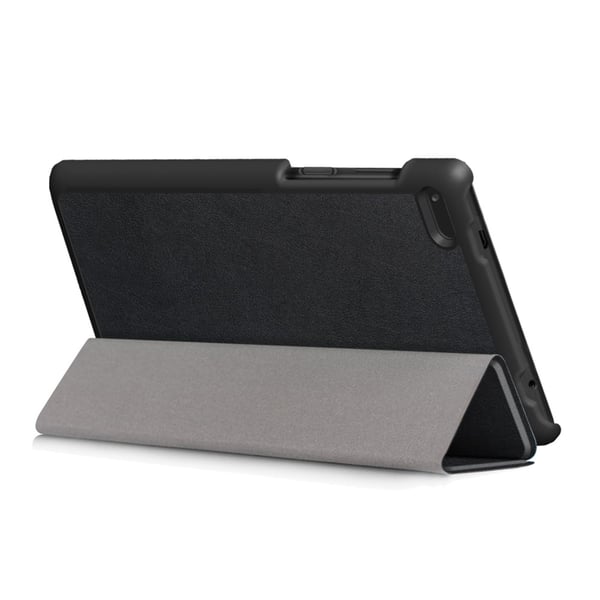 Tri - fold deksel til Lenovo Tab 7 Essential Wifi (IKKE LTE/4G) - svart