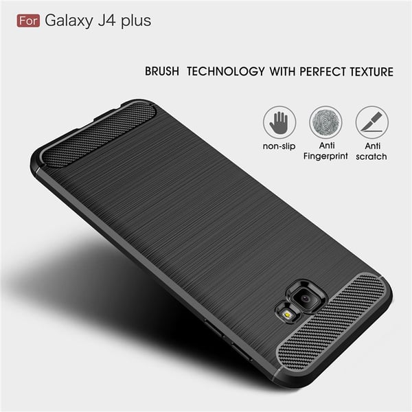 Stöttåligt Armor Carbon TPU-skal Samsung J4 Plus