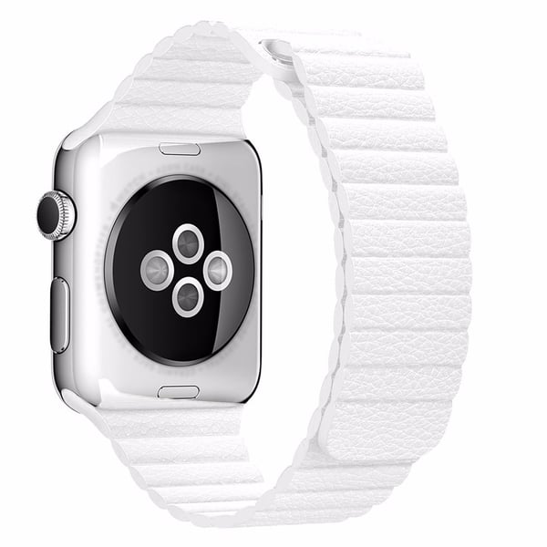 Til Apple Watch 38mm Loop magnetisk låsespænde PU læder armbånd