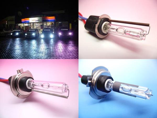 Xenon Lampor 35W H7 12000k med keramik + silikon HID xenonlampor