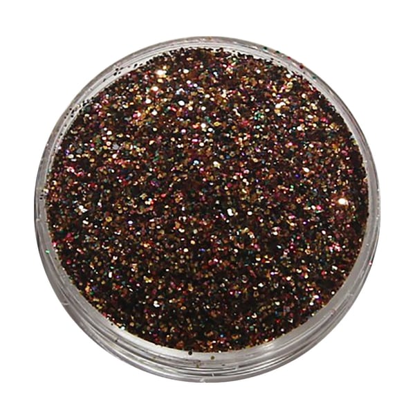 Negleglitter - Finkornet - Flerfarvet - 8ml - Glitter