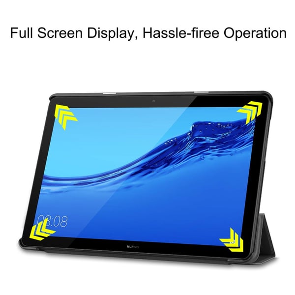 Deksel Til Huawei MediaPad T5 10" - Svart