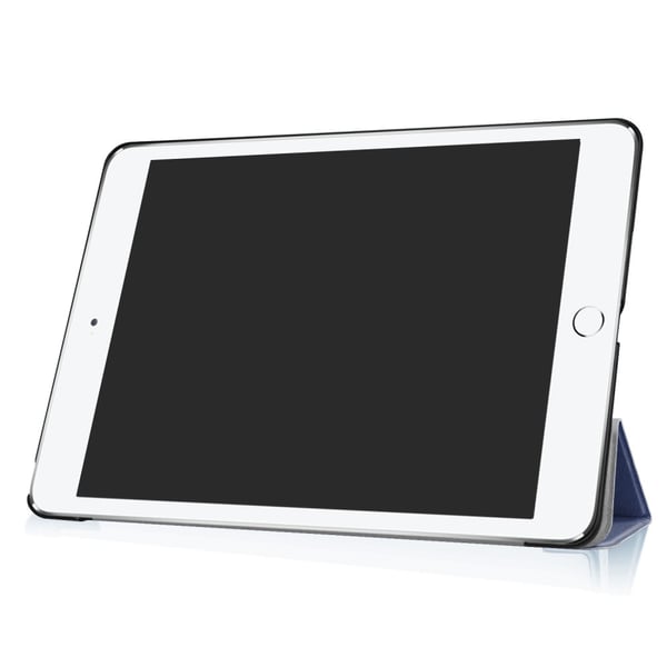 iPad 9.7" (2017/2018) Slim Fit Trifoldbart deksel - Mørkeblå