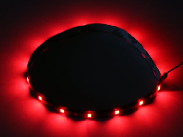 Led slinga 2st 30cm Röd med 15st chip 3528SMD ledstripe styling