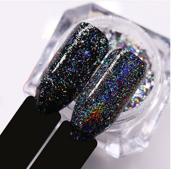 Galaxy holo -hiutaleet - hopea