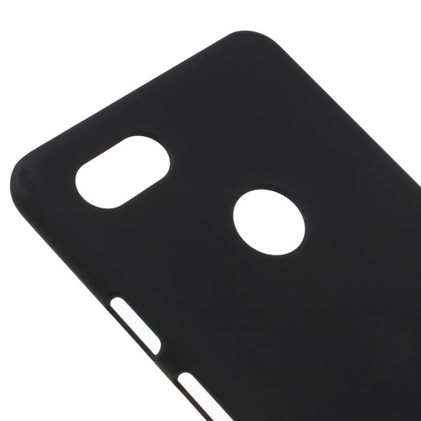 Gummibelagt hårdt plastikcover til Google Pixel 3 XL - Sort