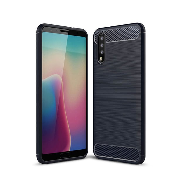 SKALO Huawei P20 Armor Carbon Stöttåligt TPU-skal