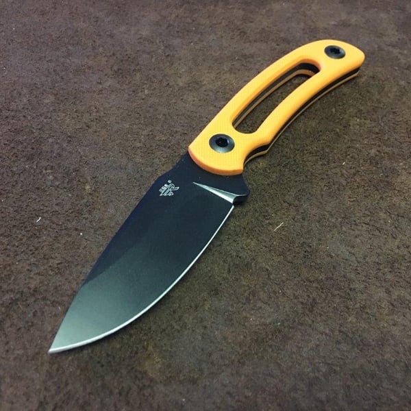 SanRenMu 7132 FUI GJ Kniv orange med sort blad