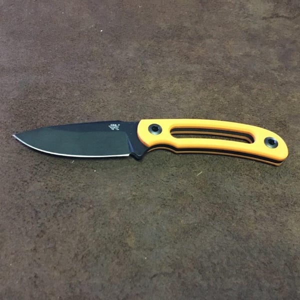 SanRenMu 7132 FUI GJ Kniv orange med sort blad