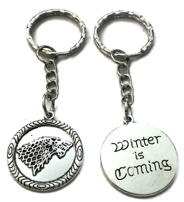 Nyckelring Winter is coming Game Of Thrones House Stark