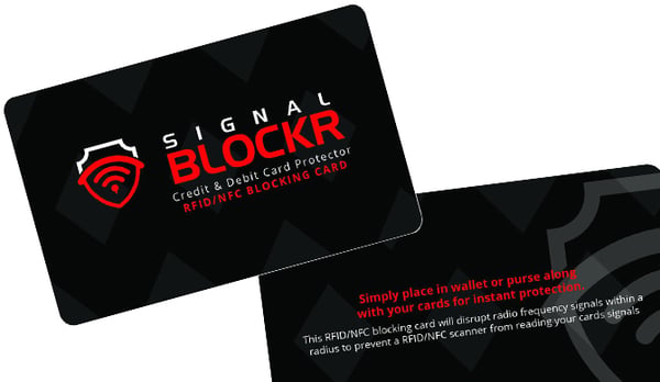 2X RFID-blokkeringskort - RFID-beskyttelse - Beskytt bankkortene dine