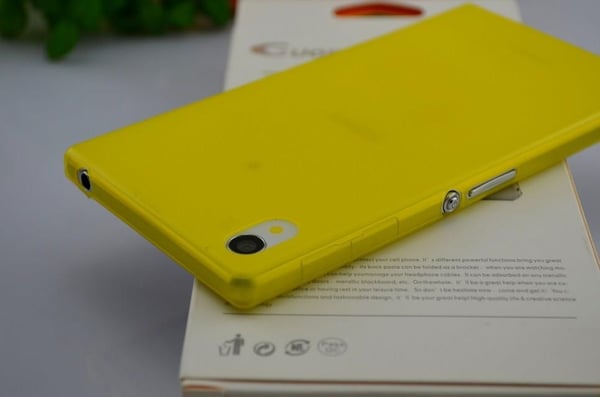 Sony Xperia Z1 L39h Skydd Skal Case Gul
