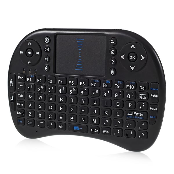 Mini I8 Wirelesss Touchpad - tastatur og mus til pc/tablet/tv - boks