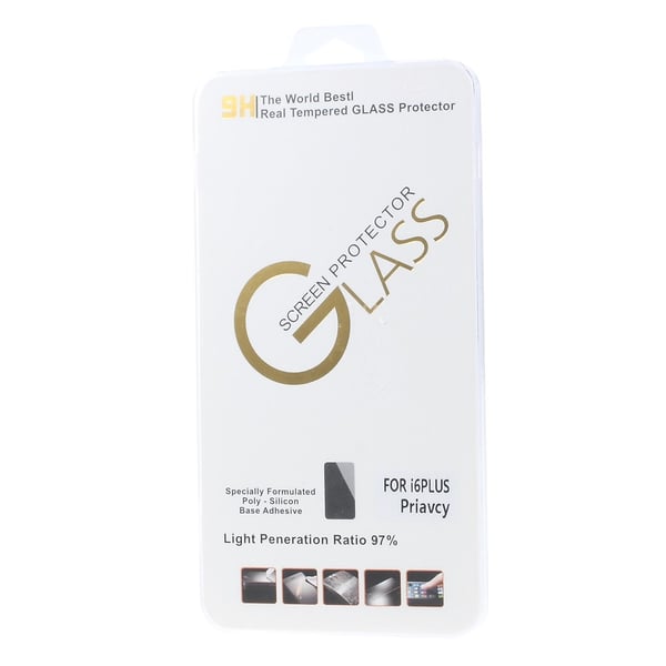 iPhone 6 6s Näytönsuoja, karkaistu lasi, Anti-spy 0,3 mm (täysi peitto)