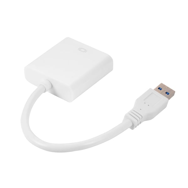 USB 3.0 til VGA Adapter - Hvid