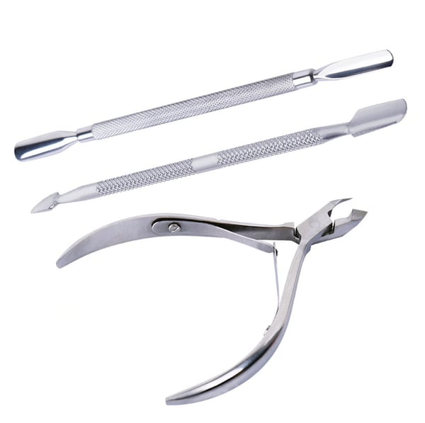 Cuticle kit - Cuticle saks, cuticle pusher