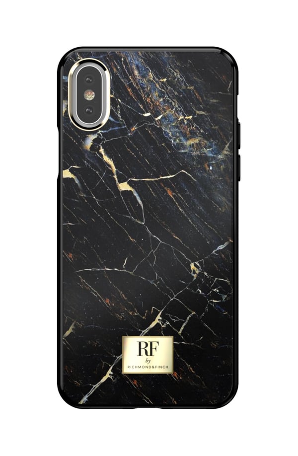 RF by Richmond & Finch deksel til iPhone XS Max - Svart Marmor