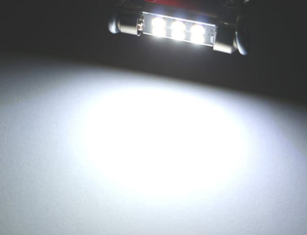 Canbus C5W 41mm 42mm LED-diodilamppu 6000K 2 kpl 12 V Festoon