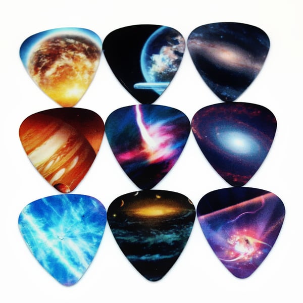 Plektrum i 10-pack - Gitarrtillbehör