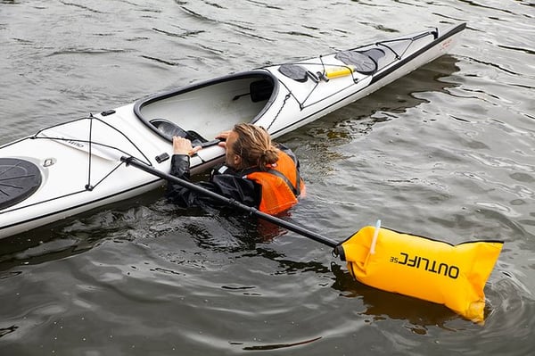 paddelflottör uppblåsbar, flottör kajak, OUTLIFE PADDELFLOTÖR O10500