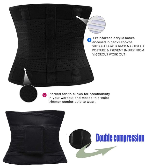 Waist Trainer - XL - Svart