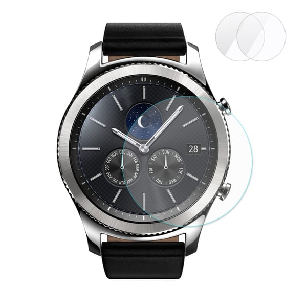 2 stk HAT PRINCE Samsung Gear S3 Classic/Frontier herdet glass 0.2mm