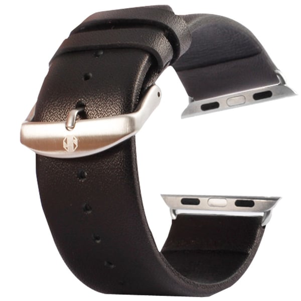 Kakapi Apple Watch -ranneke aitoa nahkaa, sis. kiinnikkeet. 38 mm