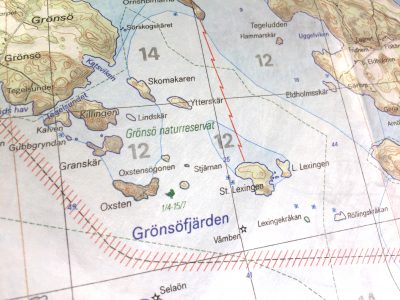 CALAZO SKRIDSKOKARTA MÄLAREN 1:50.000 skridskokarta
