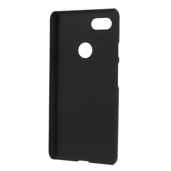 Gummibelagt hårdt plastikcover til Google Pixel 3 XL - Sort