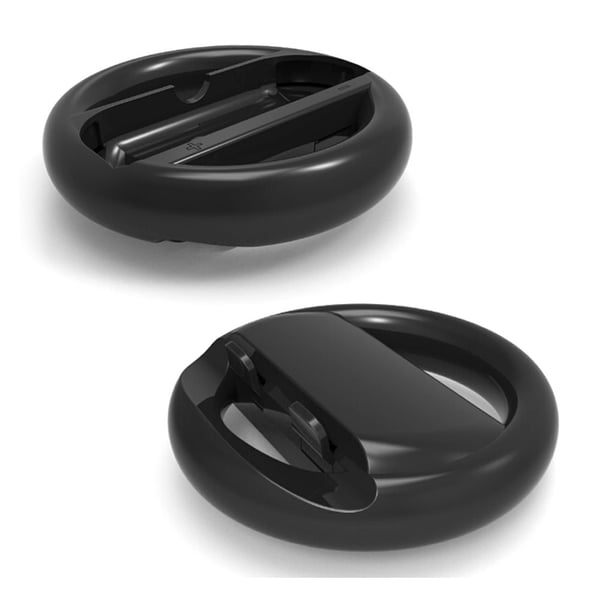 Musta Joy-Con-pyörä 2kpl Yhteensopiva kanssa Nintendo Switchille