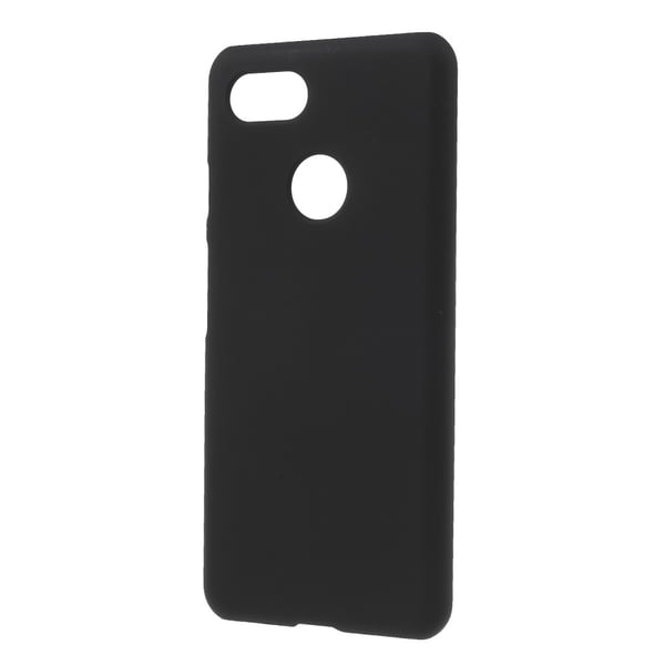 Gummibelagt hård plastikcover til Google Pixel 3 - Sort