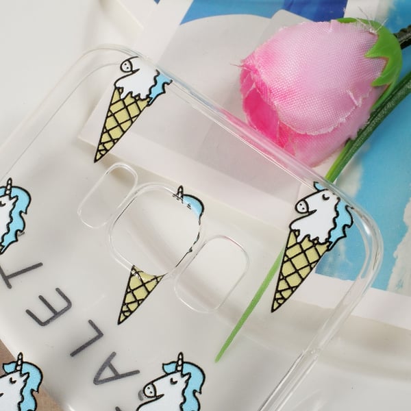 Samsung Galaxy S8 TPU - deksel - Unicorn Ice Cream