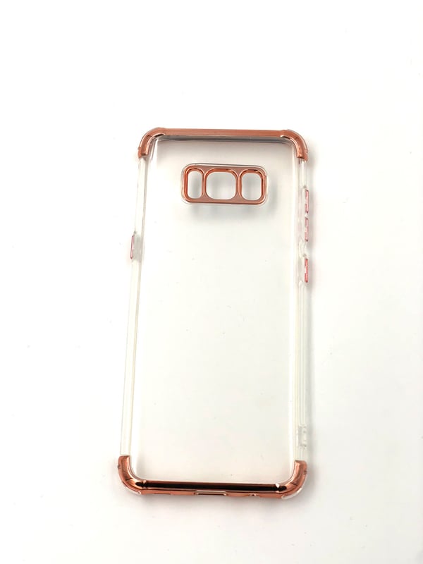Extra tåligt design TPU | färgade kanter Samsung S8+