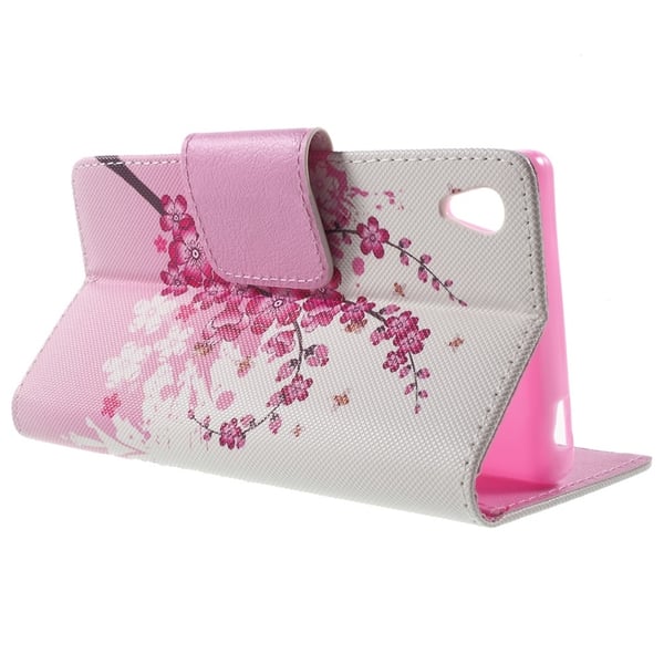 Sony Xperia Z5 Plum Blossom Lommebok - deksel