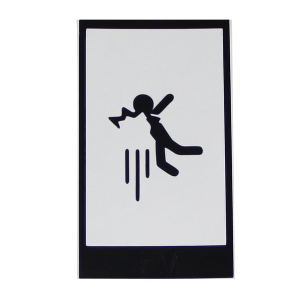 HAT PRINCE Stilfuld Chic Decal Sticker til iPad - Tumbling Man