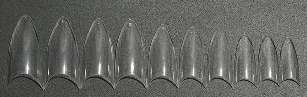 100 kpl kirkkaat stiletto tips stiletto tips kynnet
