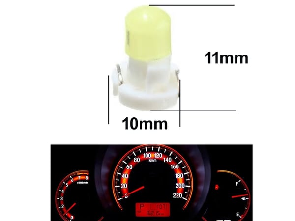 T4.2 T4 blå Neo Wedge 6-pack led lampor instrument belysning