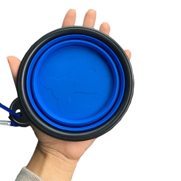 Vandskål, madskål - Sammenklappelig